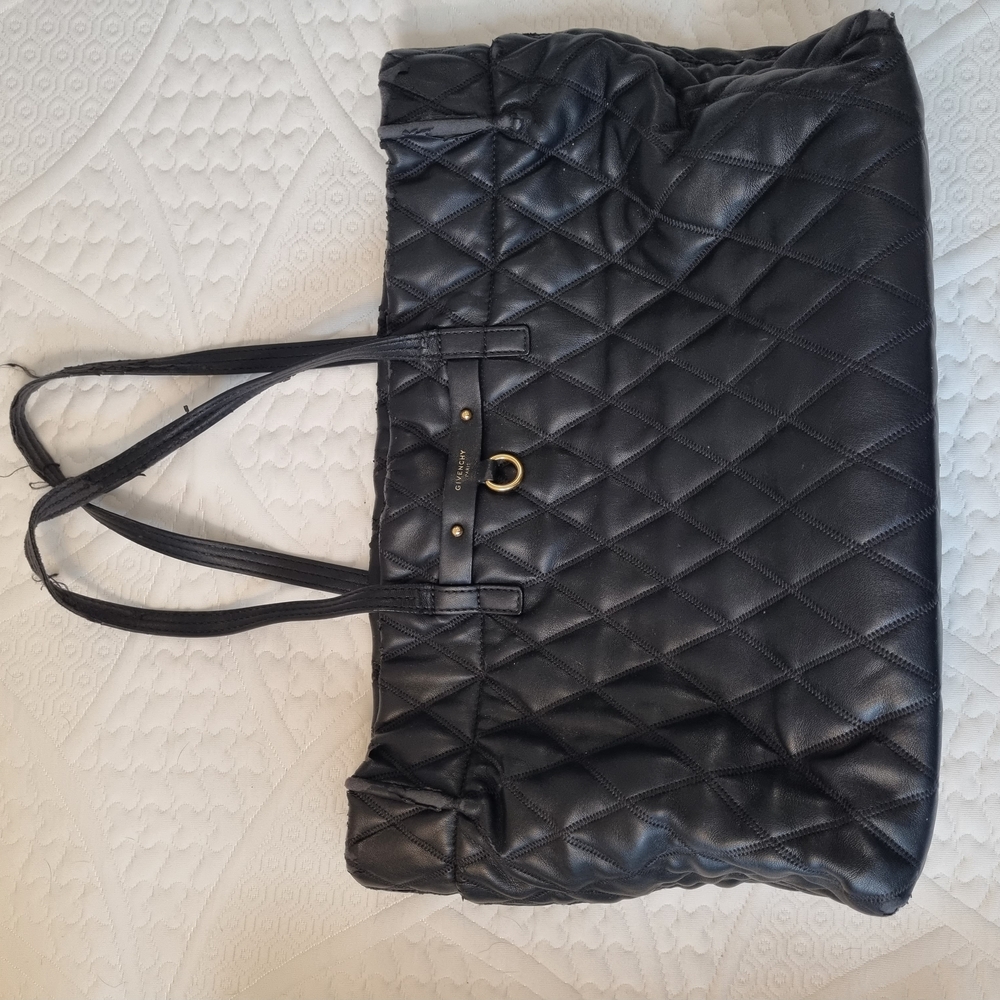 Givenchy Quilted Leather Tote Bag (very worn out)